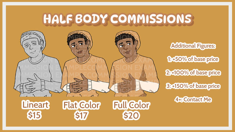 half body commission